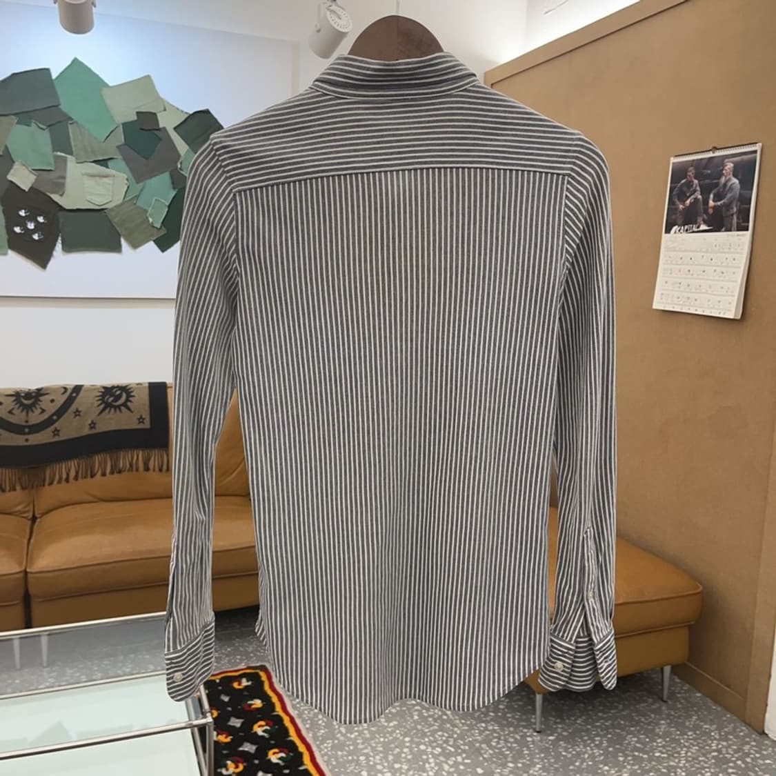 폴로 랄프로렌 캐주얼 스트라이프 스판 셔츠 M C08408 상품이미지4