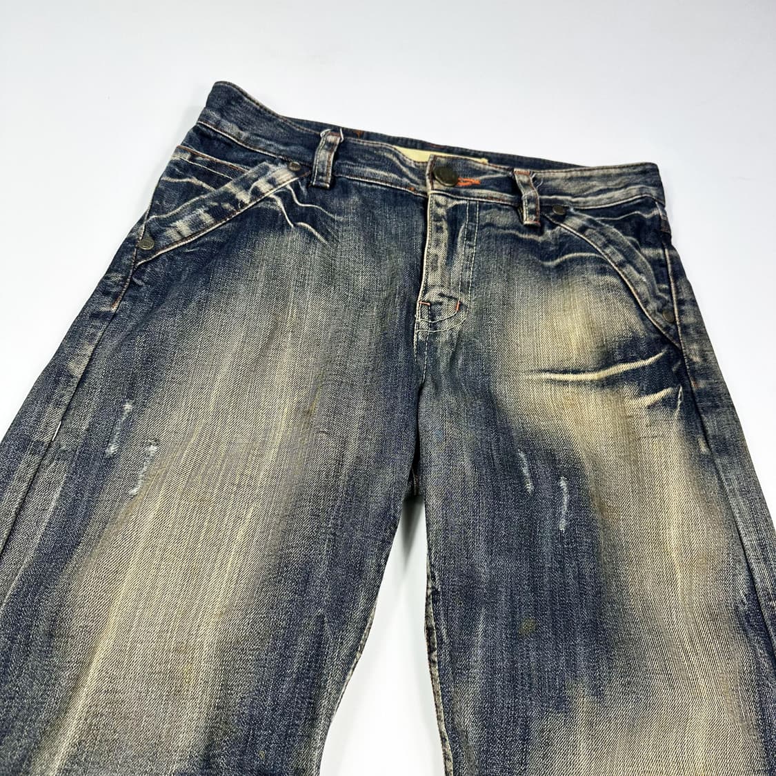 VTG 빈티지 워싱 부츠컷 데님 팬츠 (32인치) 상품이미지4