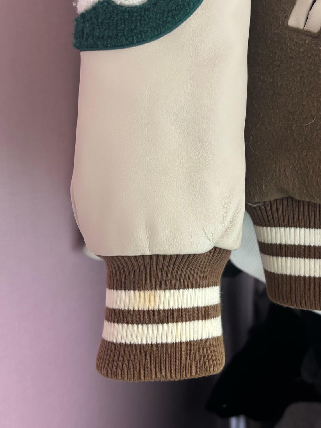 Msize 반디더핑크 테니스 바시티 자켓 상품이미지2