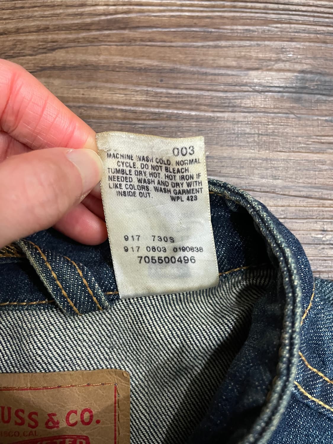 리바이스 00s 멕시코 이지 라이더 트러커 데님 자켓 상품이미지8