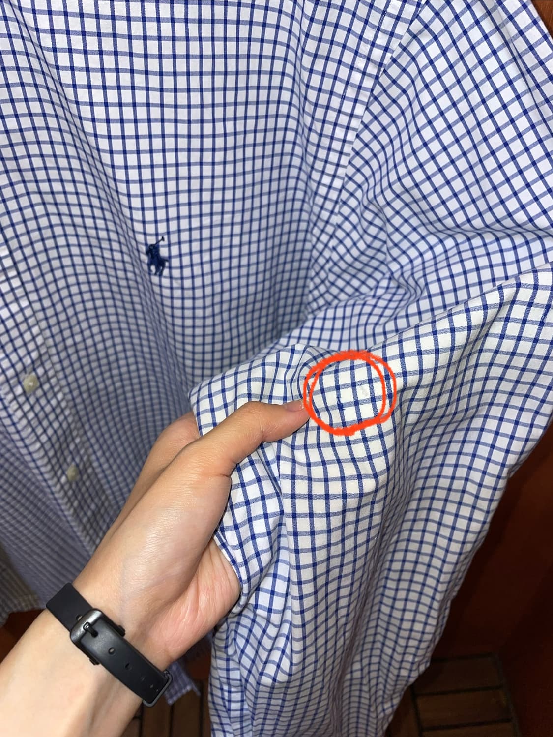 (2XL) POLO 폴로 랄프로렌 체크 셔츠 클래식핏 상품이미지4