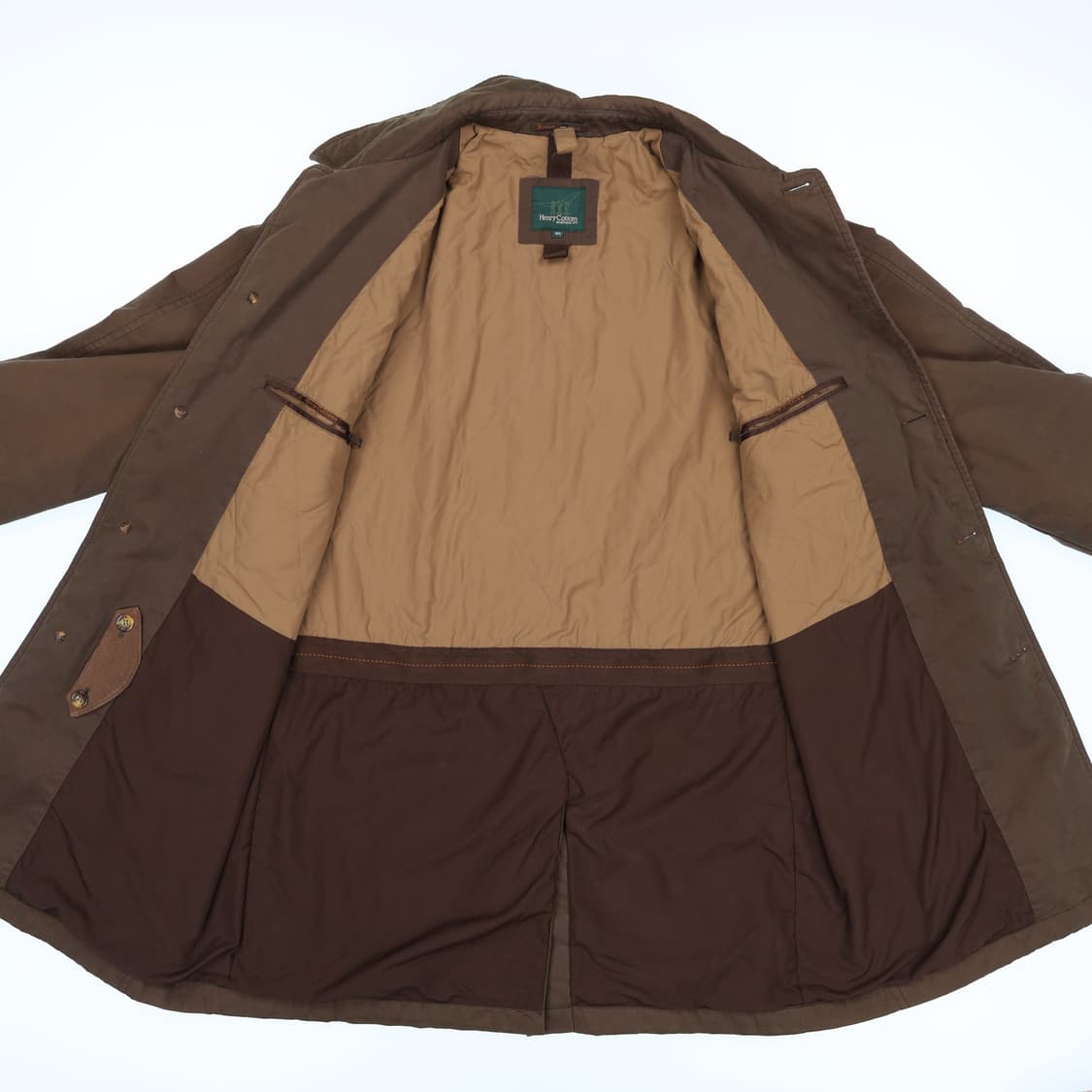 105 헨리코튼 가먼트다잉 파일럿 코트 N7237 상품이미지5