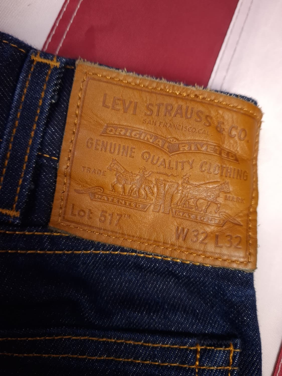 오리지날 리바이스 517 리지드 부츠컷 데님진 상품이미지4