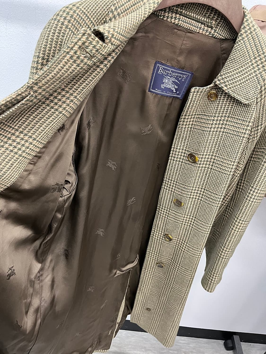 여) 버버리 올리브그린 카멜100% 발마칸코트  상품이미지10
