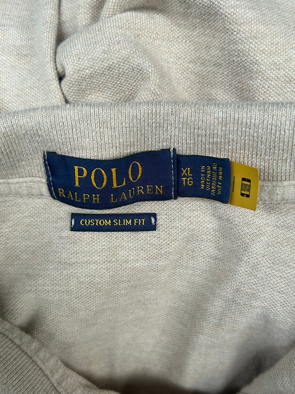 *Rare* 2000s 폴로 베이지 빅포니 카라 롱슬리브 상품이미지2