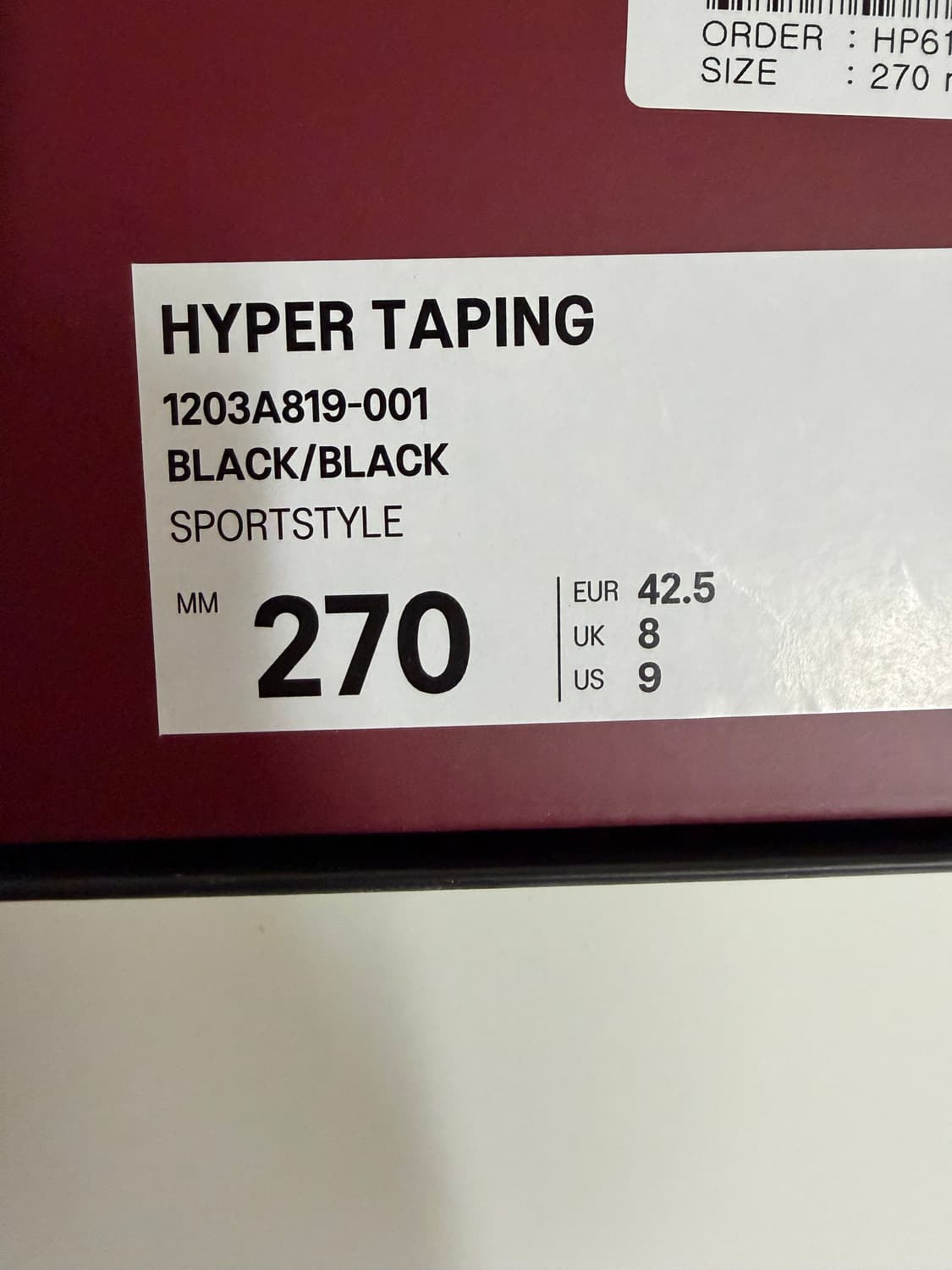 [270] 아식스x이세이 미야케 하이퍼 테이핑 블랙 상품이미지3