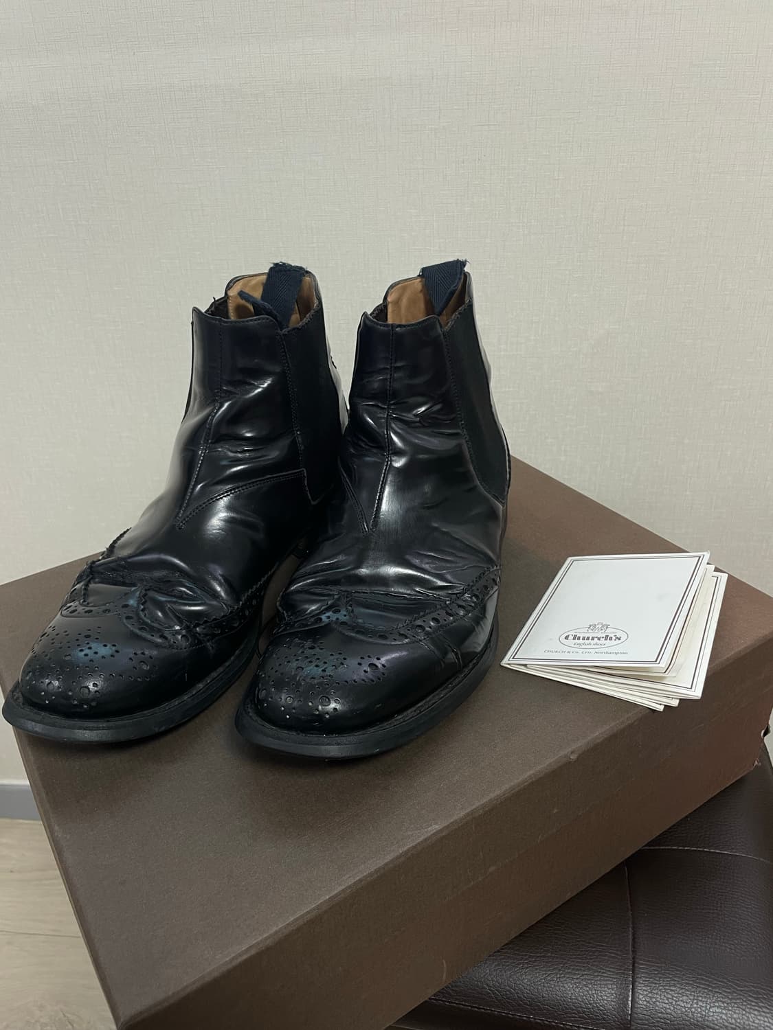 처치스 비틀부츠 7 1/2 G 상품이미지1