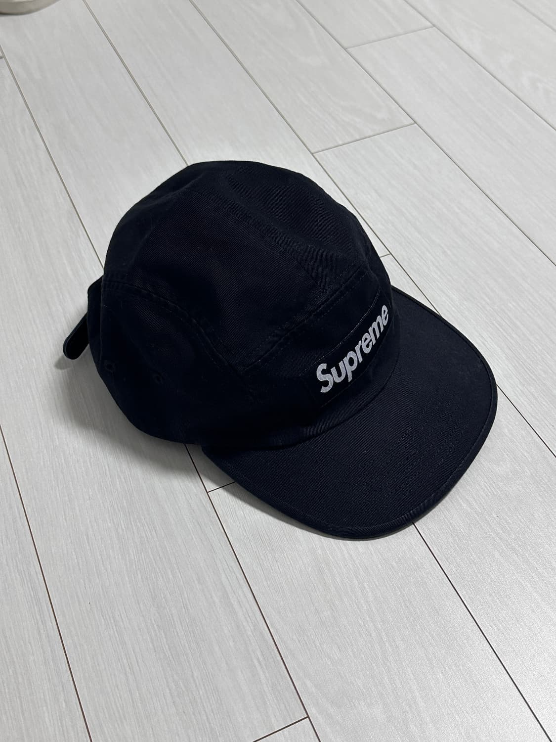 슈프림 25fw 블랙 캠프캡 모자 상품이미지1