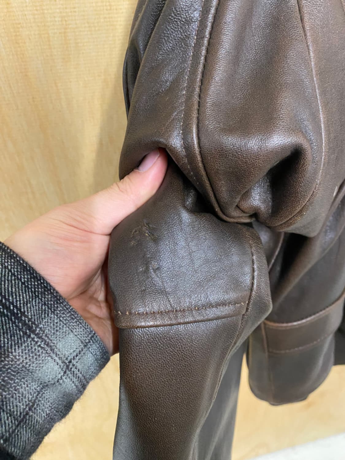 90's AVIREX G-1 leather jacket 90년대 아비렉스 상품이미지10