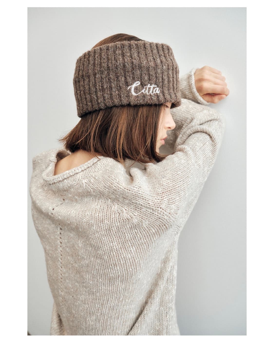 씨타 헤어밴드 Signature Logo Knit Hair Band 상품이미지1