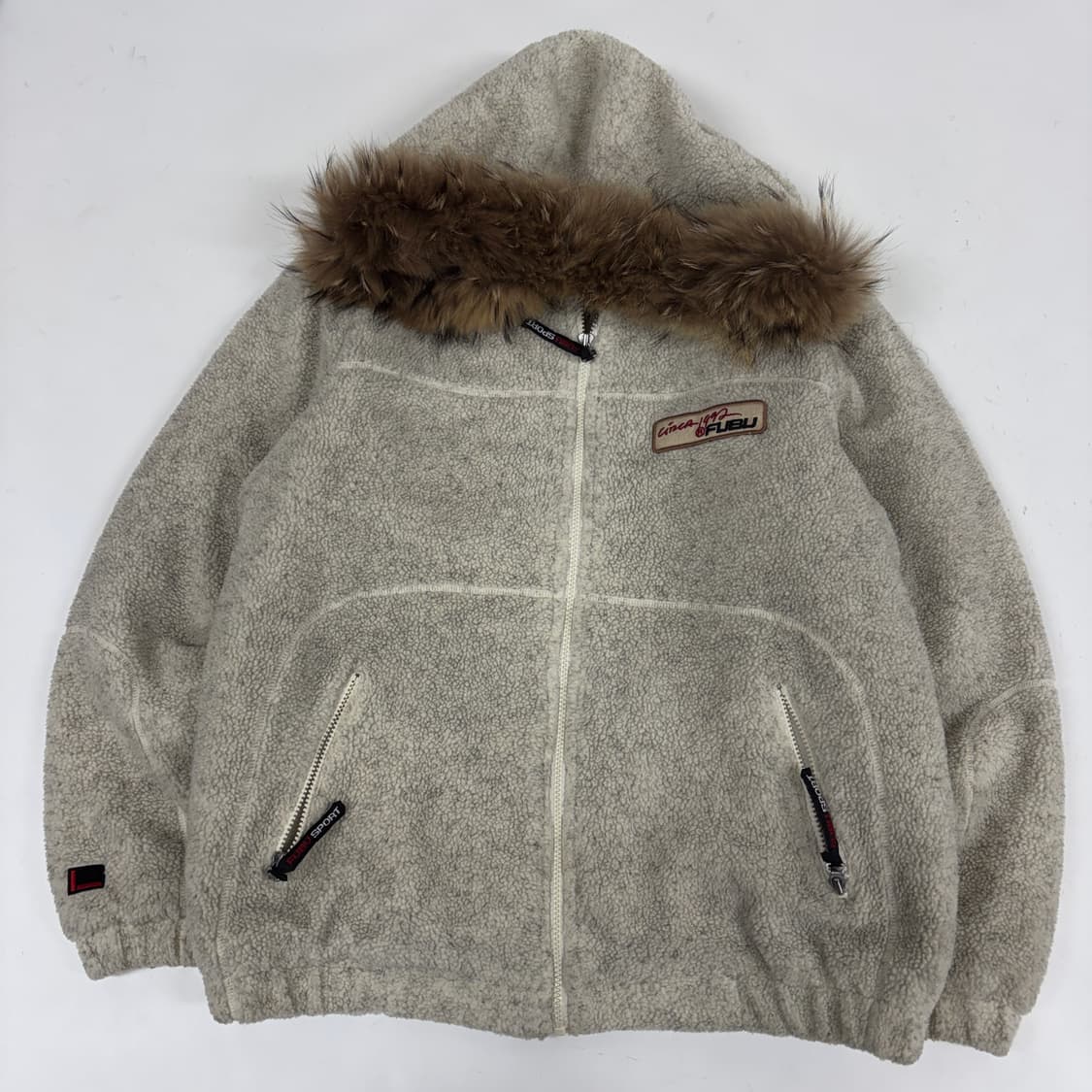 FUBU 후리스 퍼 자켓 상품이미지3