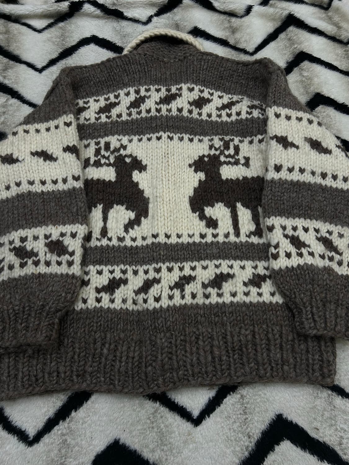 [실측XL]Reindeer Canada 숄카라 코위찬 상품이미지4