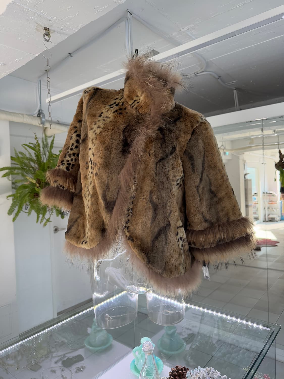 leopard fur jacket 상품이미지1