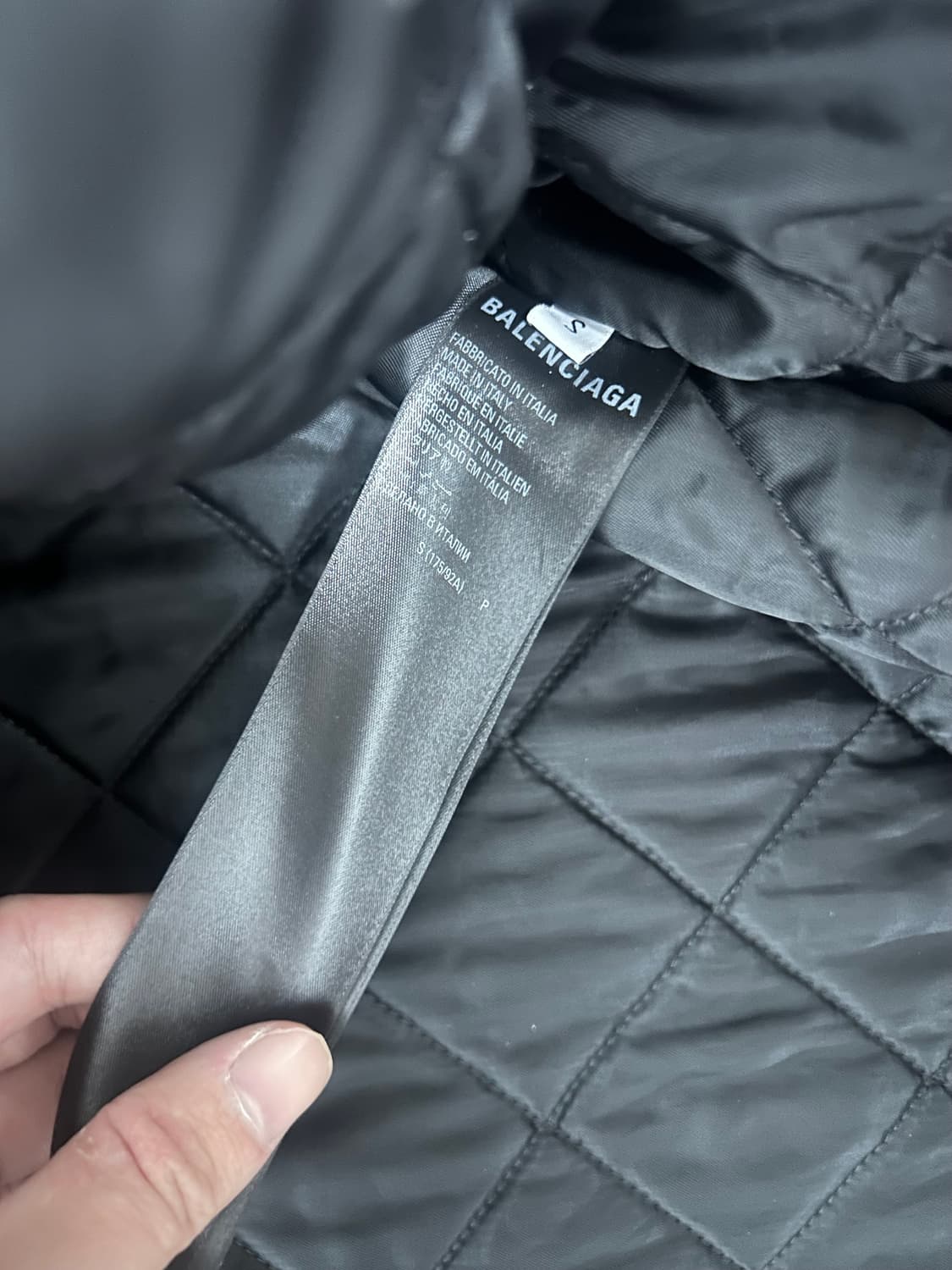 [S] 발렌시아가 버팔로 레더 자켓 상품이미지5