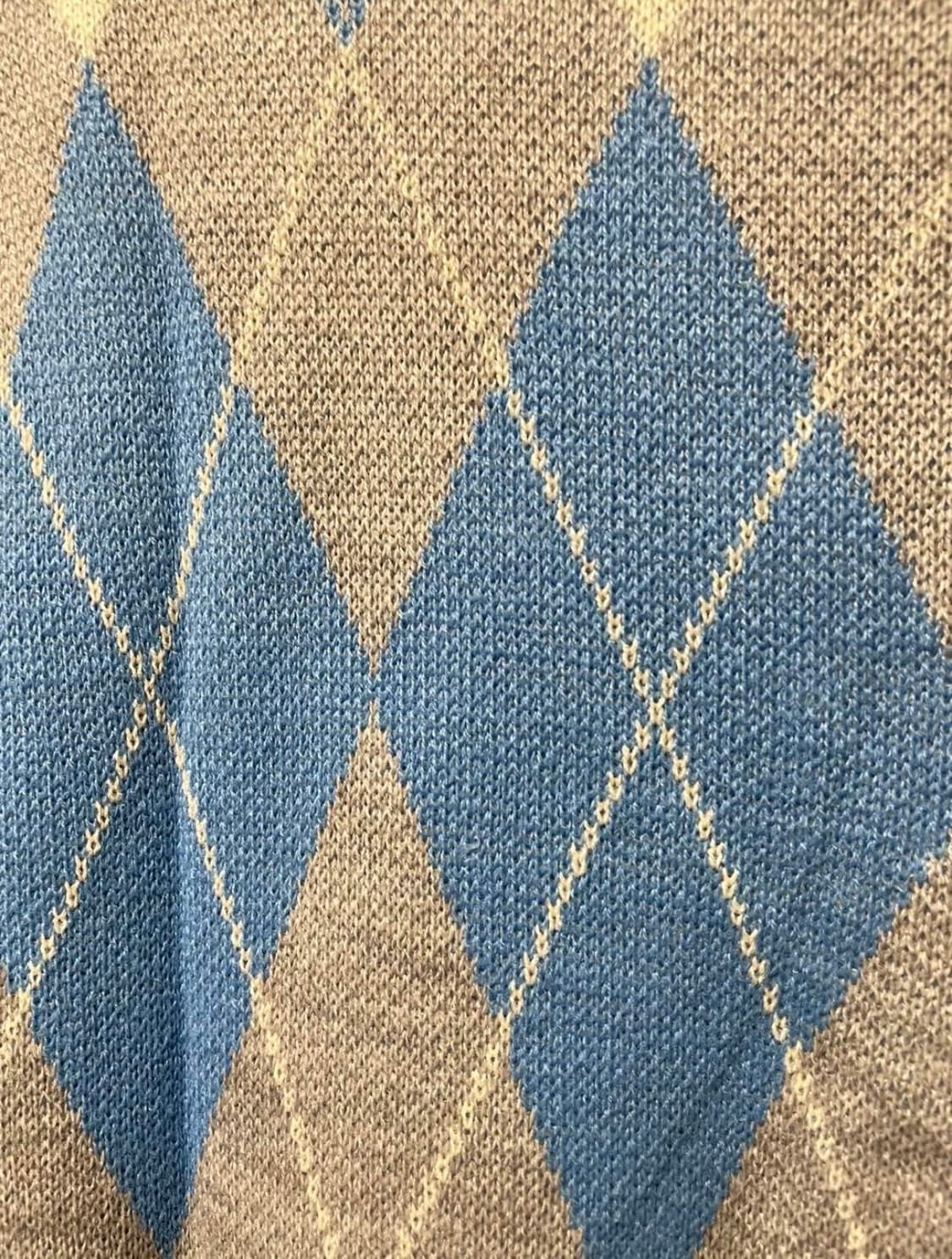 [텍0새상품] MIXXO 아가일 니트조끼 - M 상품이미지3