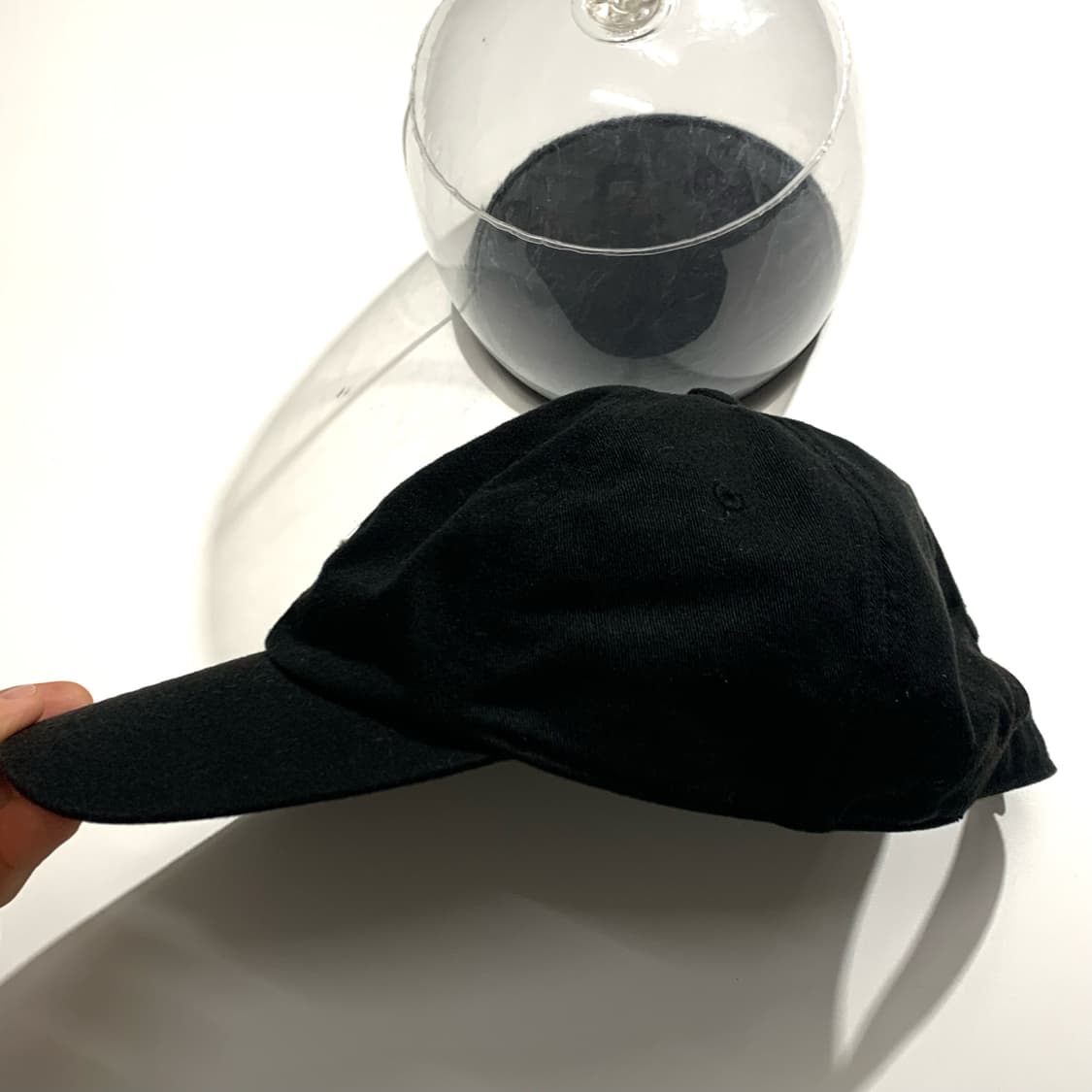 단톤 블랙 볼캡 상품이미지2
