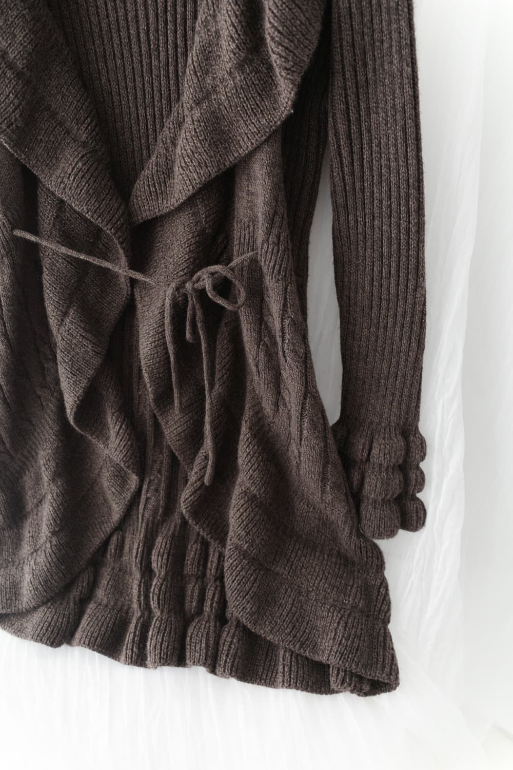 frill long cardigun 상품이미지4