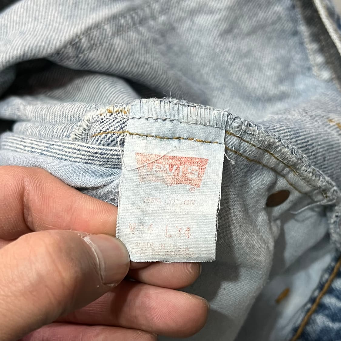  USA 리바이스 550 오렌지탭 데님 팬츠 y14807 상품이미지7