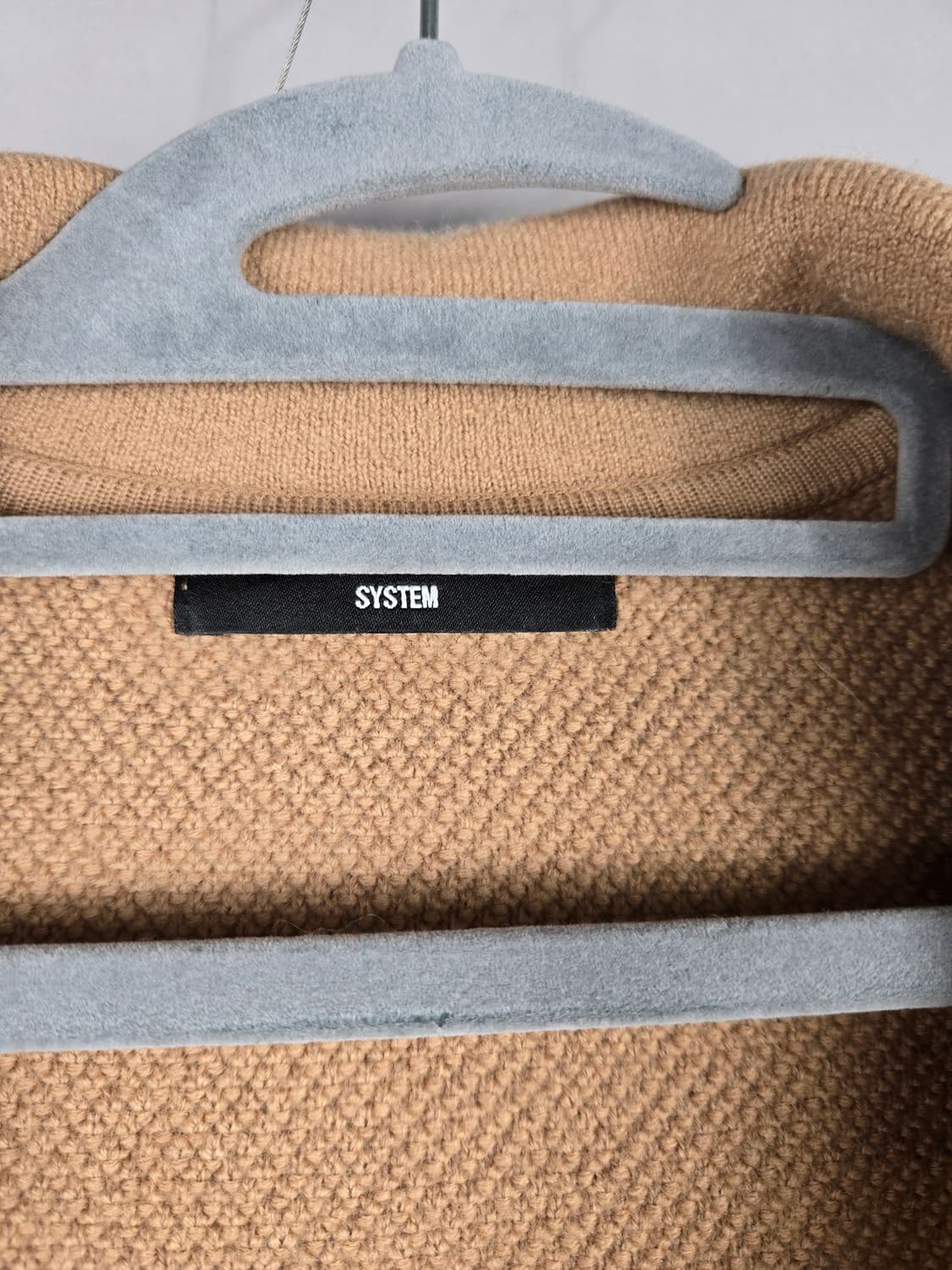 [무료배송]한섬 시스템 옴므 100 울100 숄 카라 니트 가디건 상품이미지9