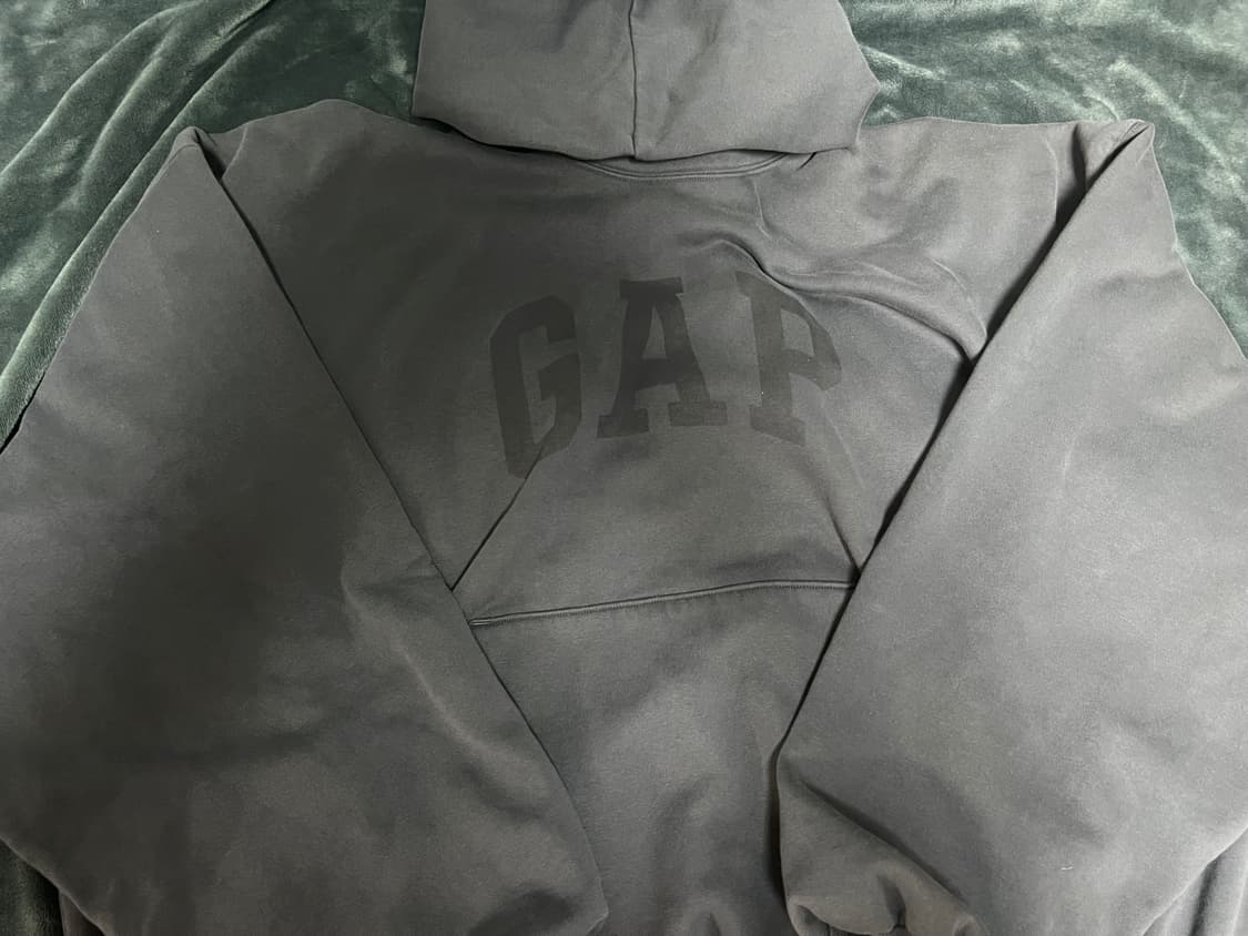 YEEZY GAP BALENCIAGA DOVE HOODIE DRK GRY 상품이미지5