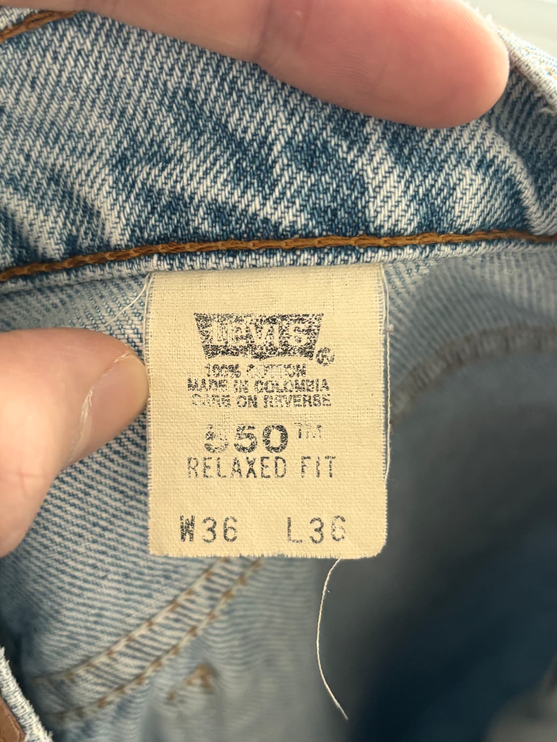 90s 빈티지 리바이스 550 오렌지탭 (36) 상품이미지7