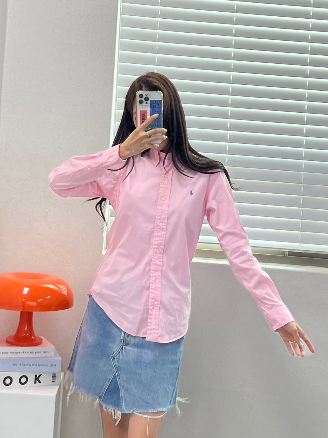 (WOMEN 37)90'S 랄프로렌 셔츠-M573 상품이미지2