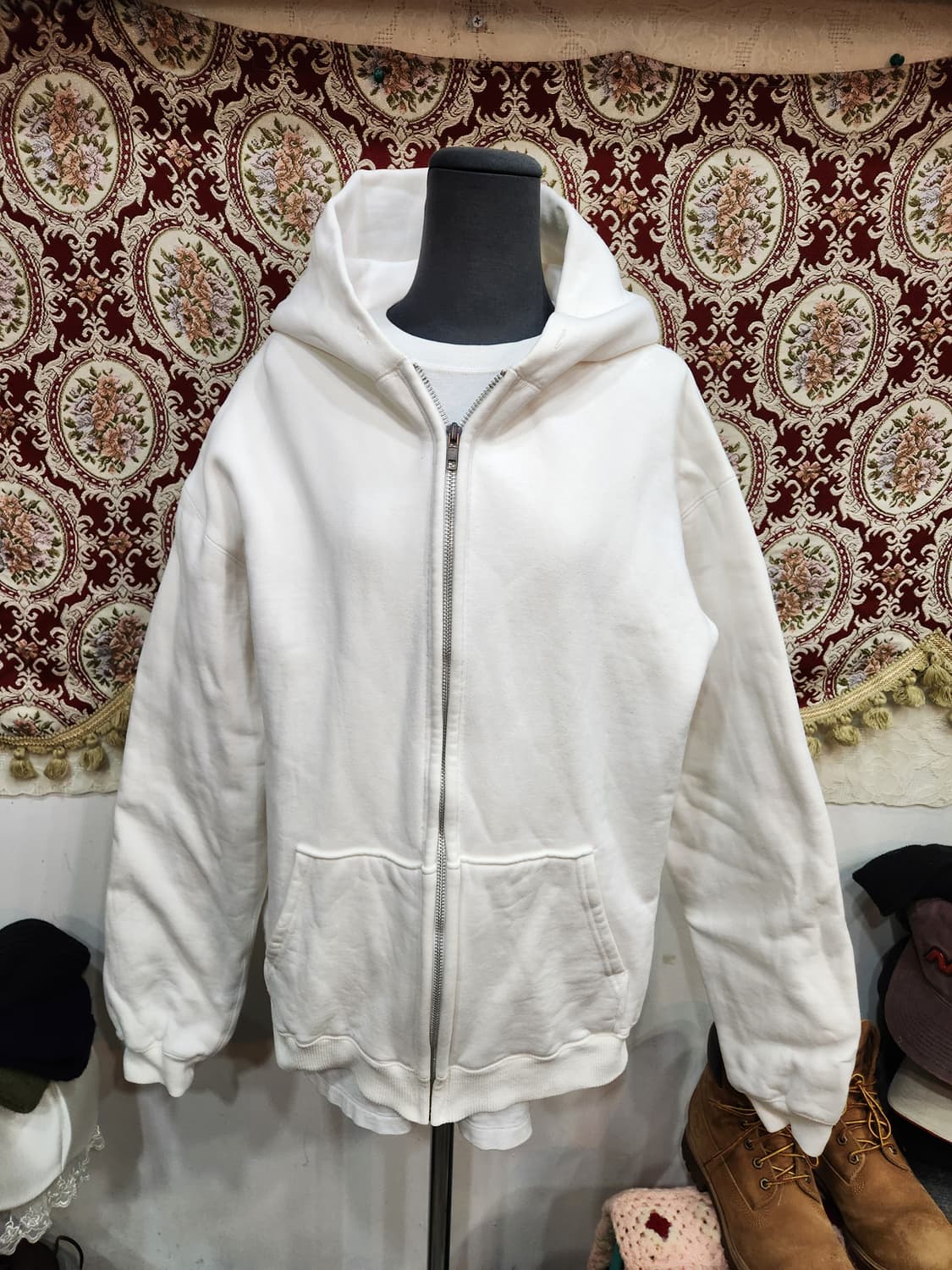 베이프 00s 풋숄저 헤비 스웻 후드 집업 점퍼 상품이미지2