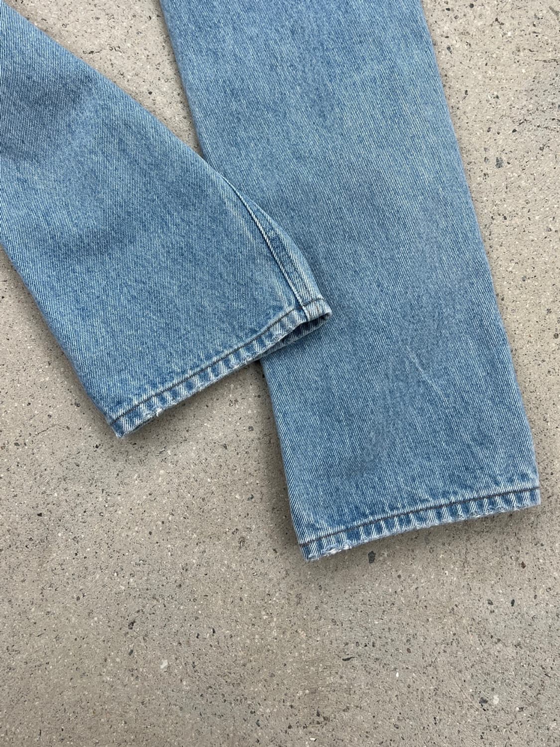 구찌 웹 스트라이프 테이퍼드 데님 팬츠 상품이미지7