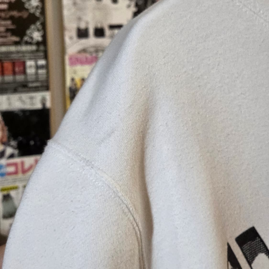 아비렉스 JPN 화이트 빅 로고 후드티 상품이미지5