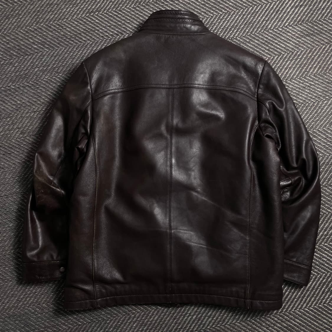 Christian aujard 아카이브 래빗 트리밍 가죽 자켓o 4967 상품이미지5