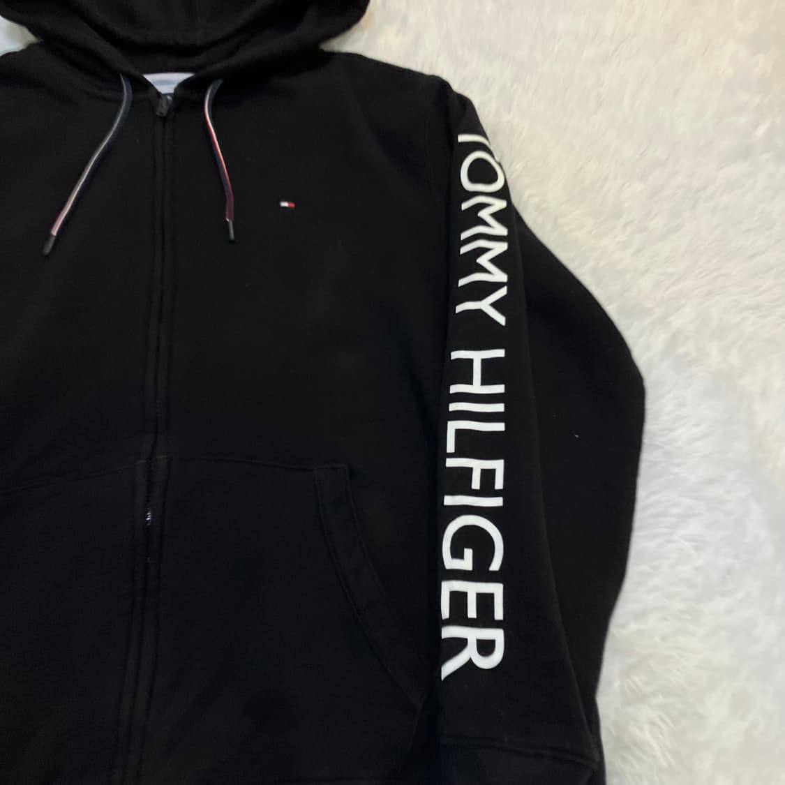 빈티지 타미힐피거 암 레터링 후드 집업 841 y2k 스트릿 모리 갸루  상품이미지6