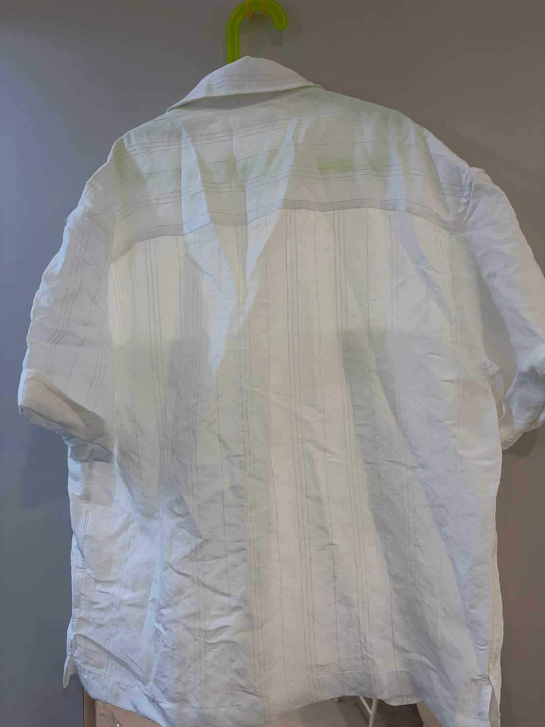 자라 화이트 반팔 셔츠 상품이미지5