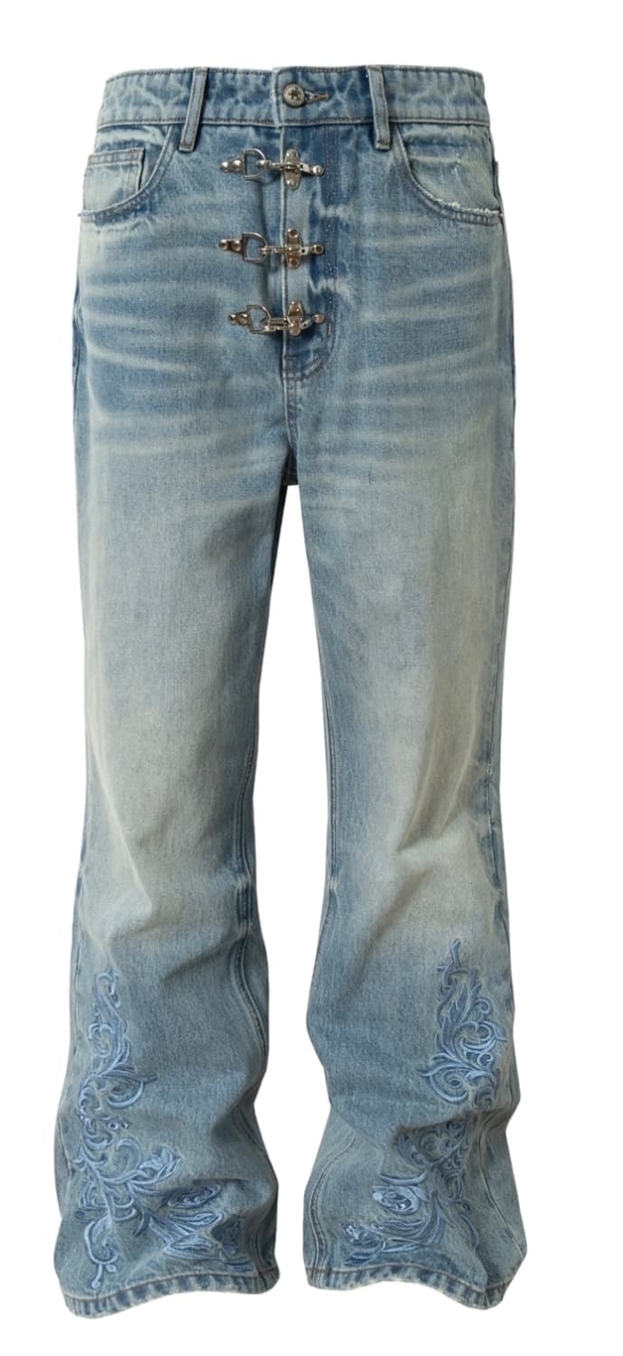 YADCREW AIRCRAFT BUTTON JEANS 상품이미지2