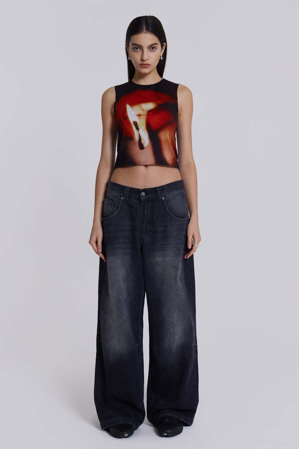 제이디드런던 바지 새상품 Washed Black Colossus Jean 상품이미지7