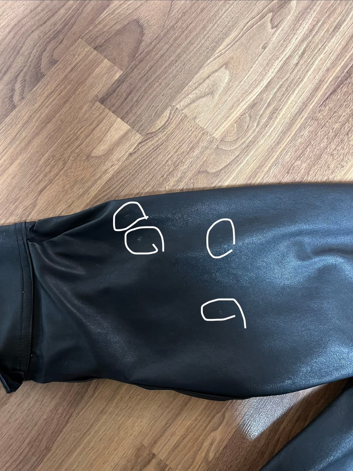 파르티멘토 비건 레더 가죽 자켓 M 상품이미지4