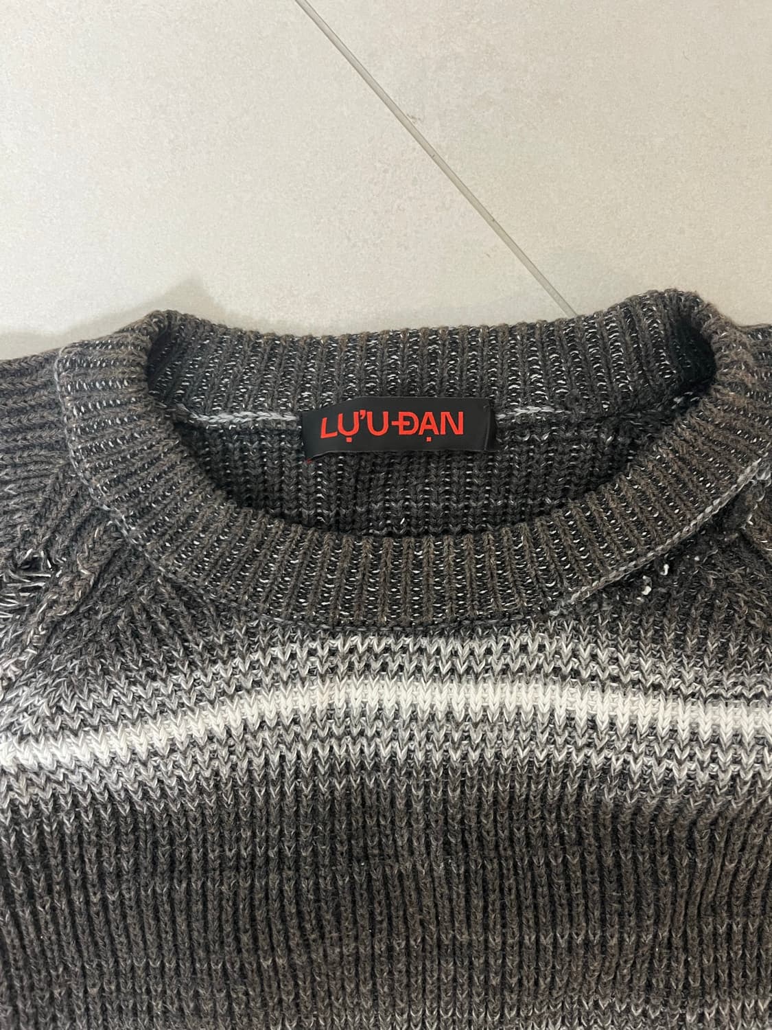 Luudan 루단 데미지드 니트 상품이미지5