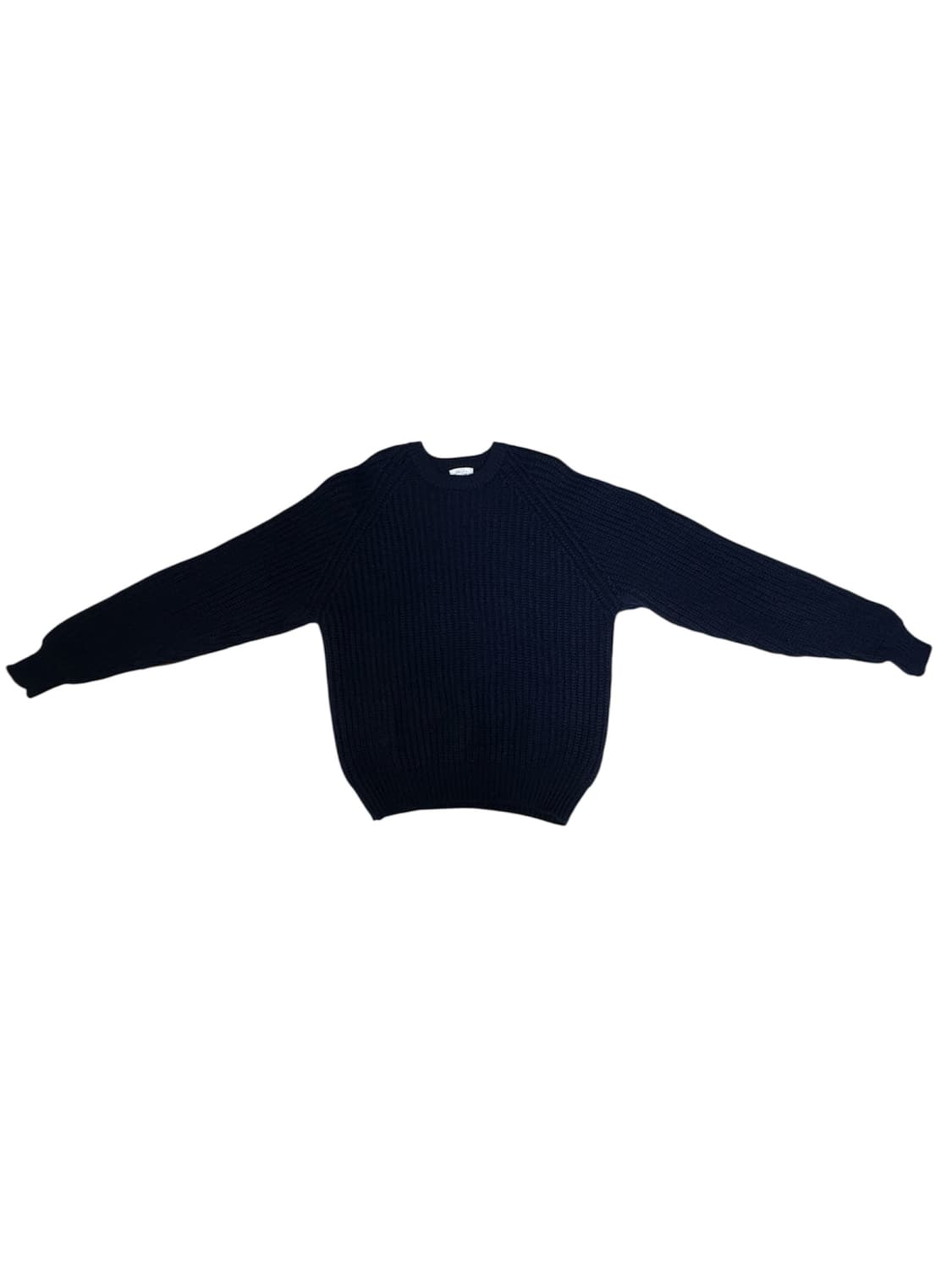 빈티지 재팬 피셔맨 울 니트 네이비 L 상품이미지1