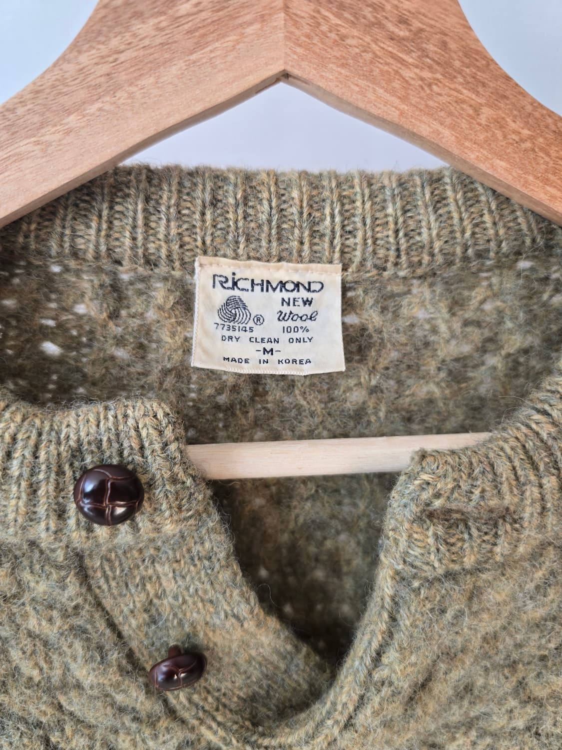 80~90년대 100% 뉴울 빈티지 니트 상품이미지3