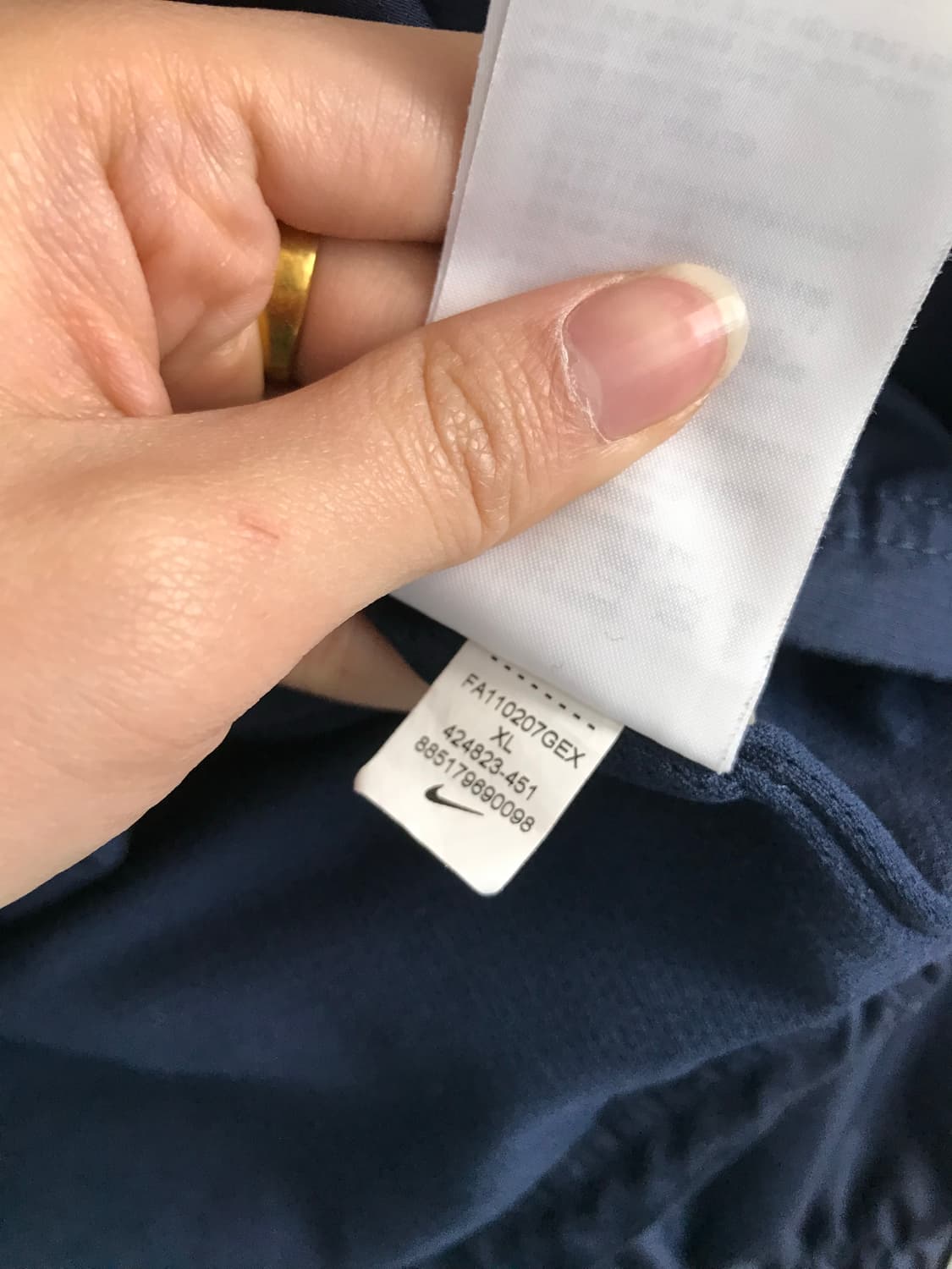 나이키 아스날 스톰핏 네이비 바람막이 자켓 상품이미지7