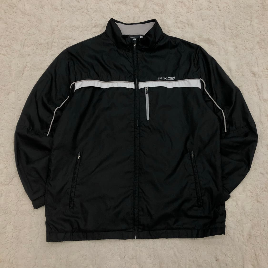 리복 올드스쿨 블랙 바람막이 자켓 상품이미지1