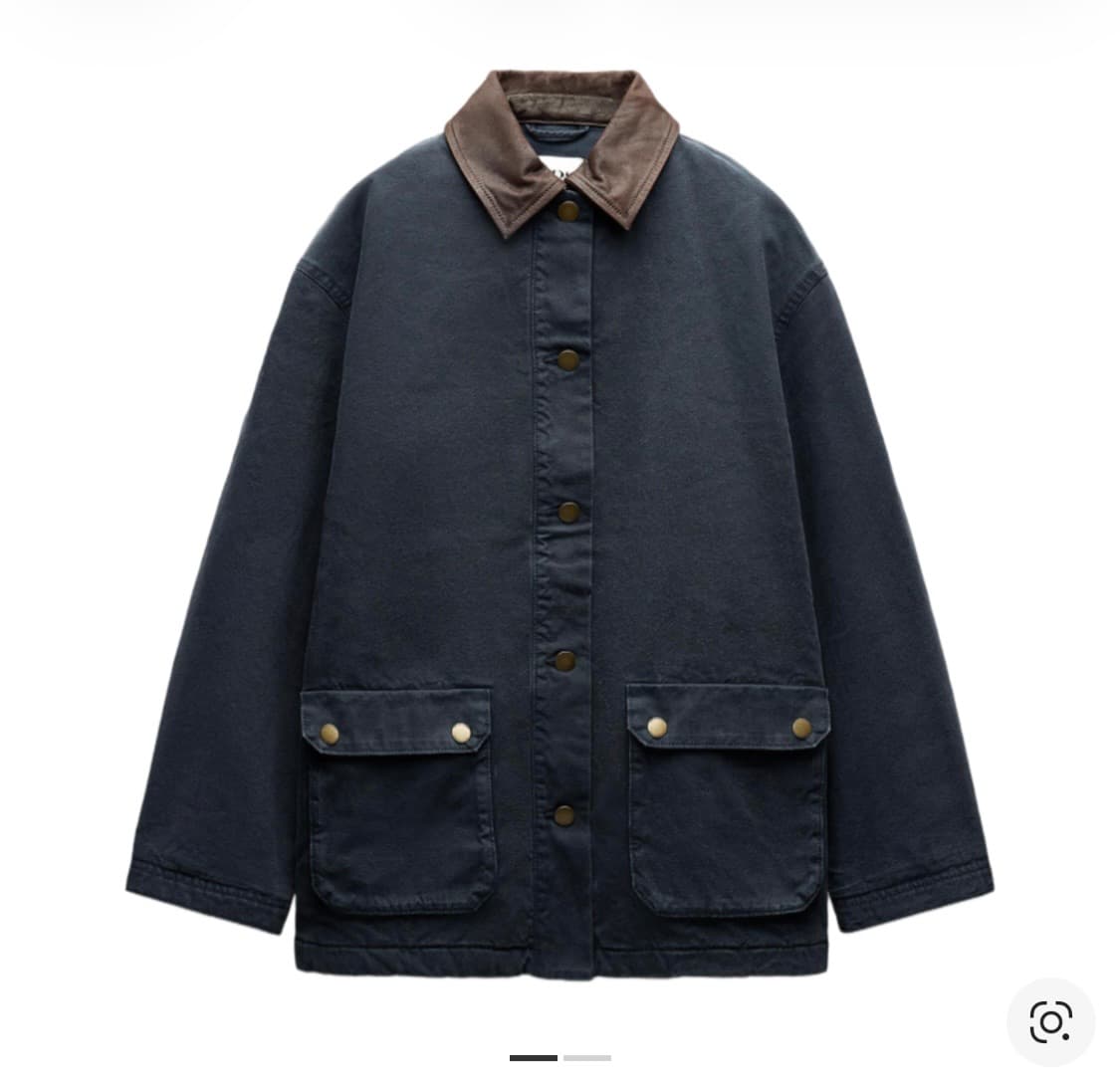 [ZARA] 자라 콘트라스트 워크 사파리 자켓 상품이미지1