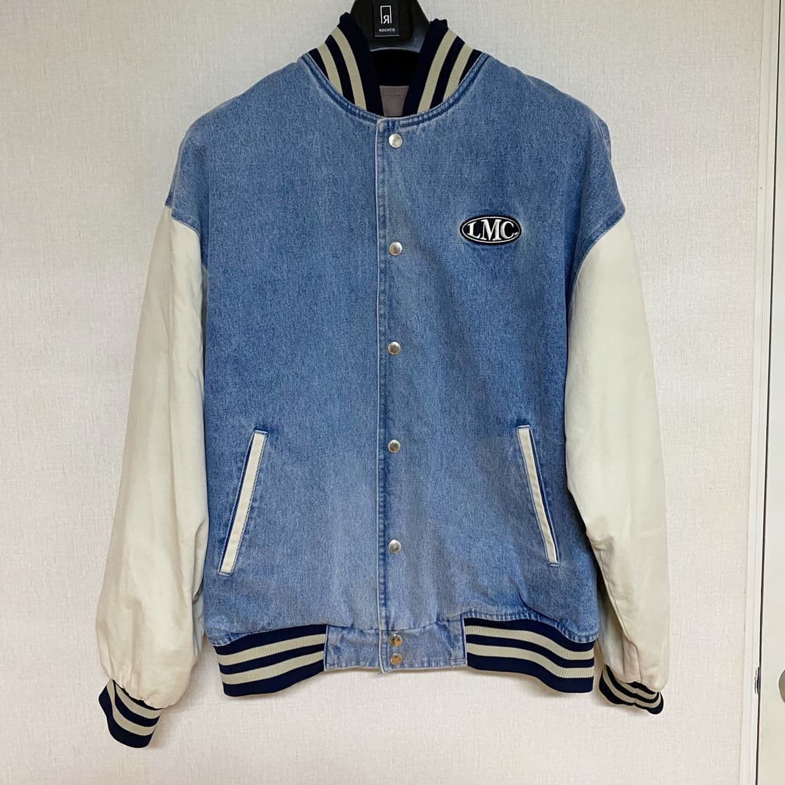 LMC 데님 바시티 자켓 상품이미지3