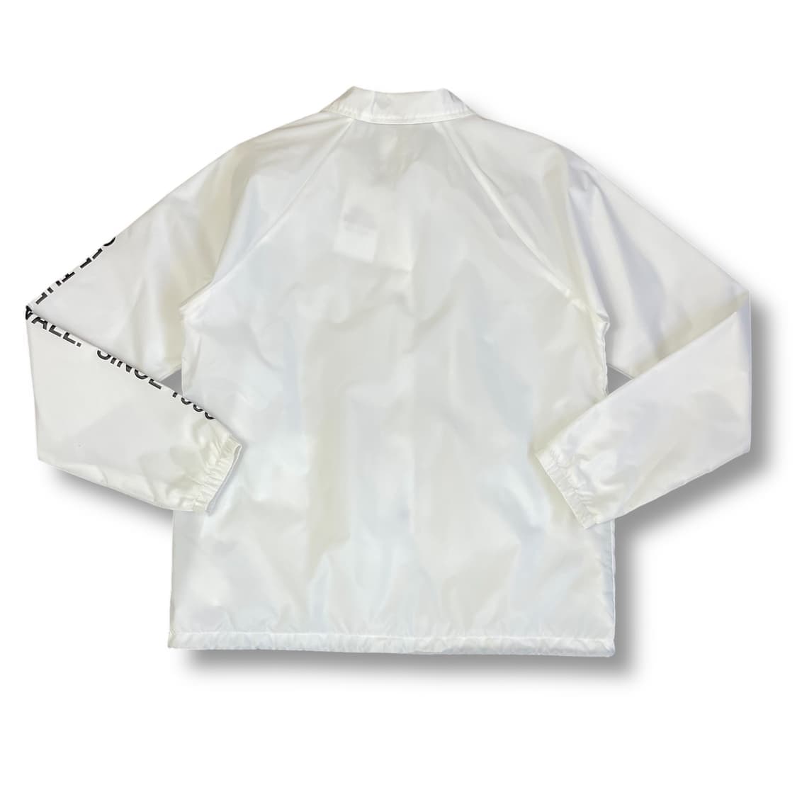 VANS 반스 화이트 안감약기모 나일론 폴리 코치 바람막이 자켓 S 상품이미지2