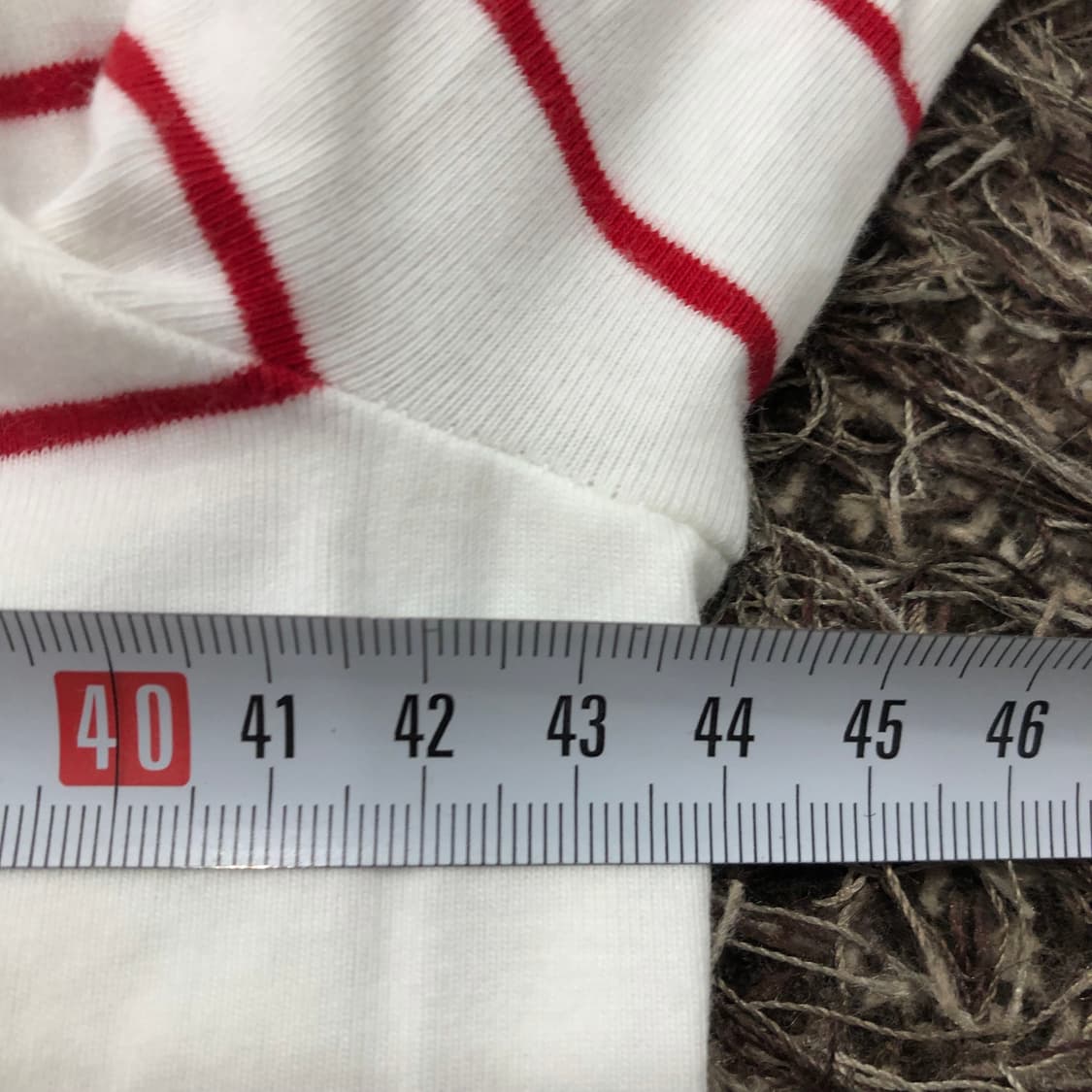 L 로렌 랄프로렌 여성 스트라이프 반팔 티셔츠 상품이미지6