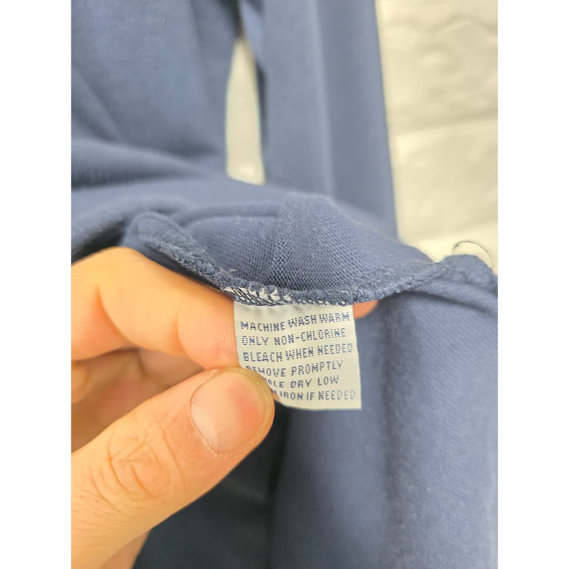 택포_ 폴로 랄프로렌 럭비 롱슬리브 XXL 네이비 상품이미지3