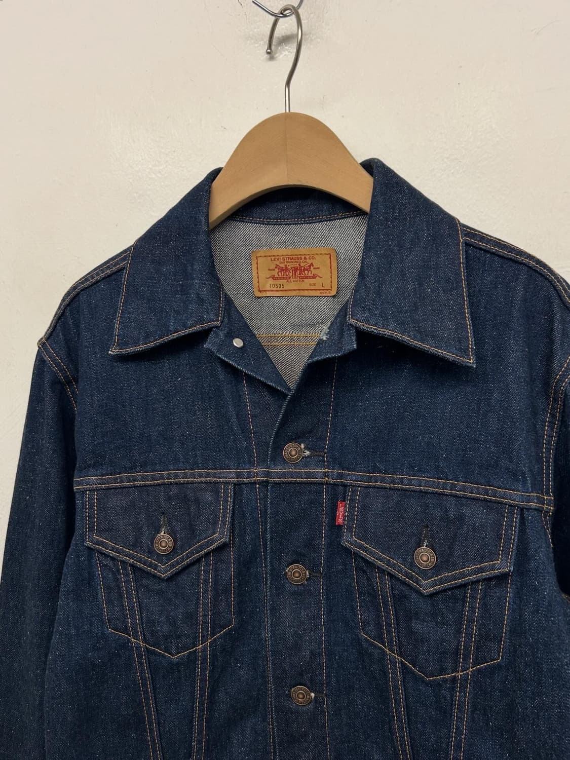 00s Levis type 3 70505 데님 트럭커자켓 상품이미지3