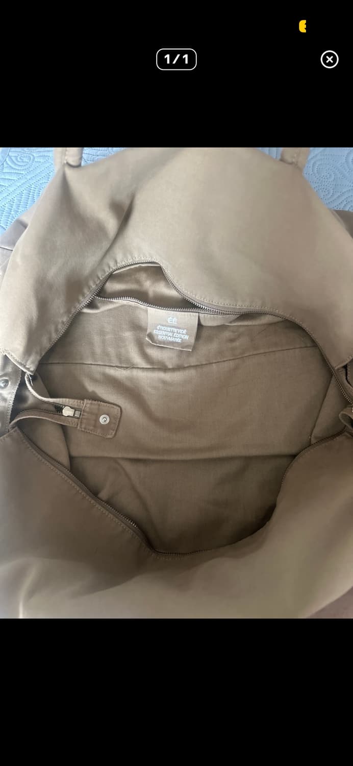 EE GARMENT DYED DUFFLE BAG (LARGE) BEIGE 상품이미지4