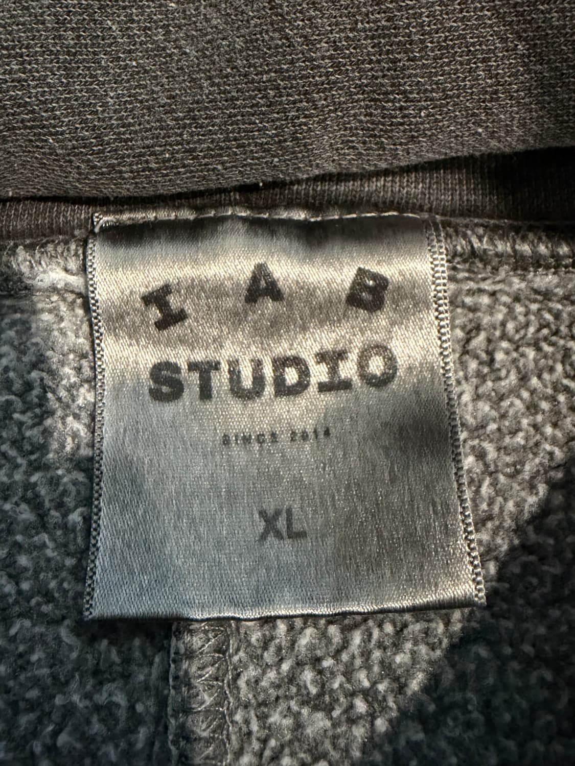 아이앱 스튜디오 블록 피그먼트 후드 블랙 XL 상품이미지3