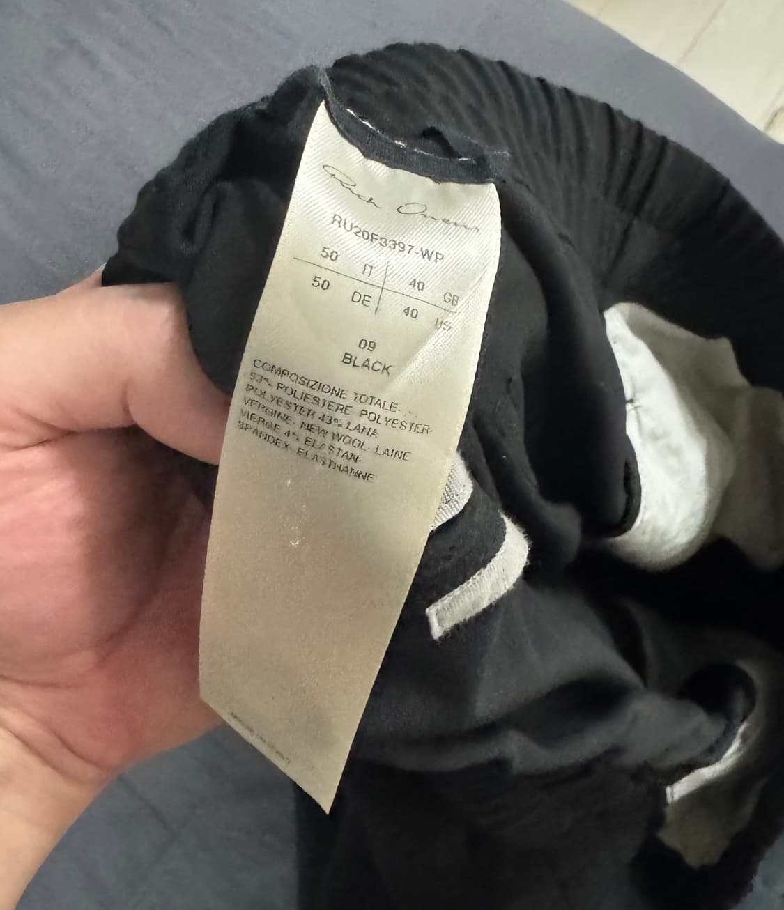 [50] 릭오웬스 크롭팬츠 RU20F3397 WP 78 상품이미지10