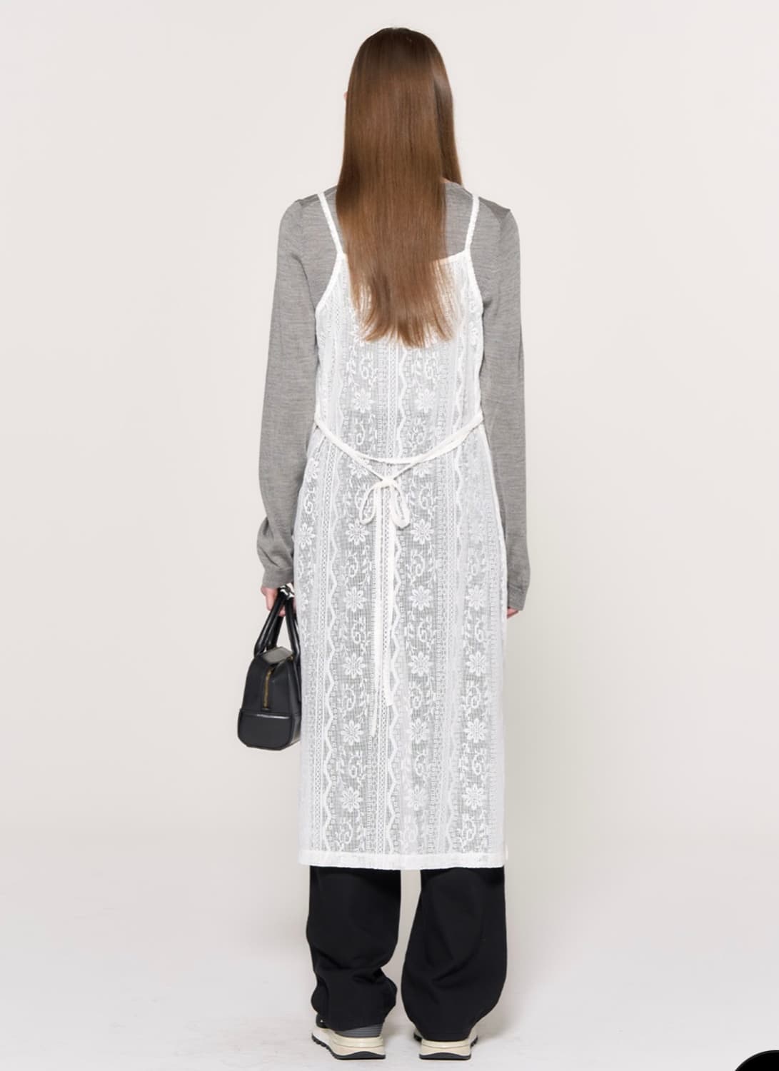 제너럴아이디어 크로셰 레이어드 원피스 상품이미지2